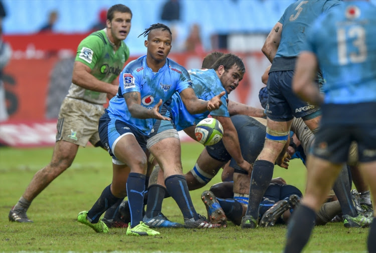 Tony Jantjies of the Bulls during the Super Rugby match between Vodacom Bulls and Highlanders at Loftus Versfeld on May 13, 2017 in Pretoria, South Africa.