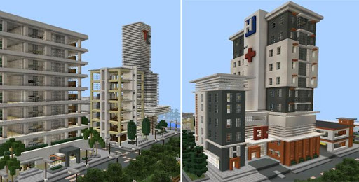 Сity Pack Maps For MCPE