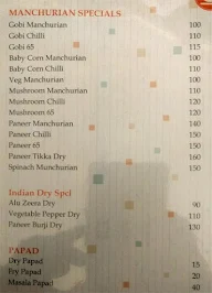 Savi Sagar menu 8