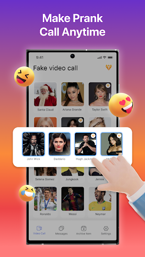 Screenshot Prank Video Call and Chat Idol