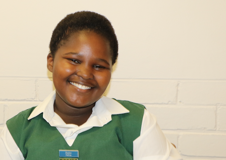 Sipho Pefile, 11, from Herbert Hurd Primary School