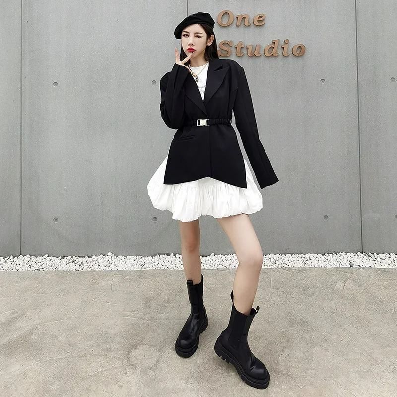 Blazer à fente de côté de la mode personnalisée