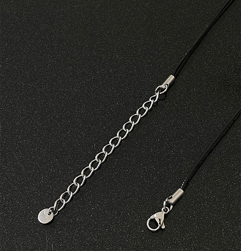 Title 3, European and American simple black rope stitchi...