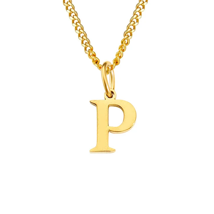 26 Letters All-Match 14K RVS Ketting, een elegante en persoonlijke ketting voor elke dag, perfect voor elke outfit.