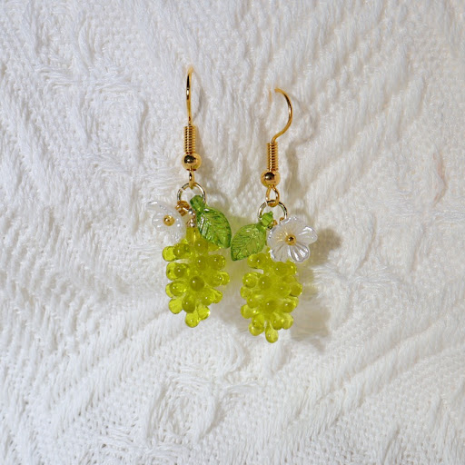 Title 4, Chinese Advanced Color Flower Earrings Elevate ...