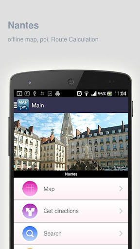 Nantes Map offline