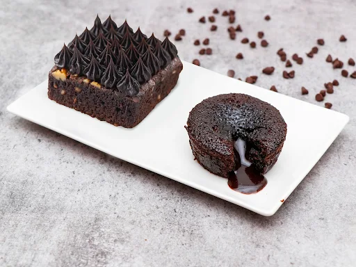 Choco Truffle Brownie & Choco Lava Cake