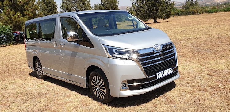 Toyota’s range-topping Quantum offers business-class travelling comfort for nine people. Picture: DENIS DROPPA