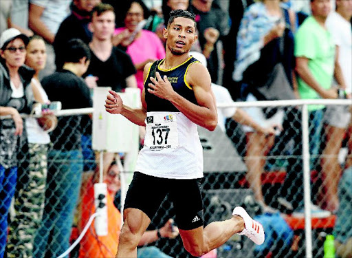 Wayde van Niekerk is seto to defend his 400m world title in London next month. / Simphiwe Nkwali