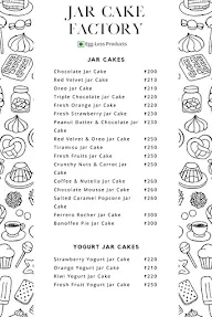 Jar Cake Factory menu 1