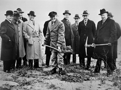 Groundbreaking for the NACA’s Aircraft Engine Research Laboratory