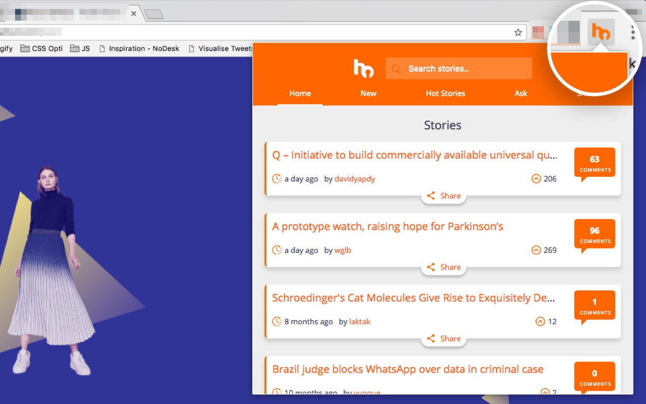 Hacker News Browser Preview image 2