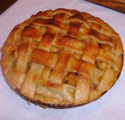 Caramel Topped Apple Pie