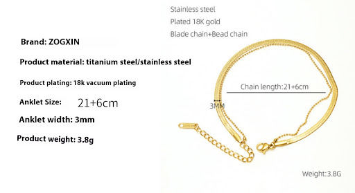 Title 1, Womens Fashion Titanium Steel Plated 18K Gold ...