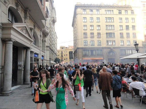 Correfoc The Fire Run Barcelona Spain 2010