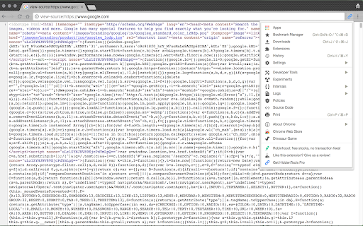 HiddenTools for Google Chrome™