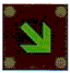 Regulatory Move into the right-hand lane sign