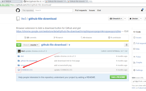 Github file download