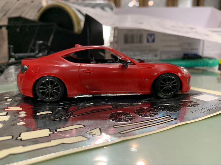 86のプラモデルに関するカスタム事例の投稿画像4枚目