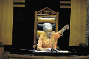 Baleka Mbete, Speaker of parliament.