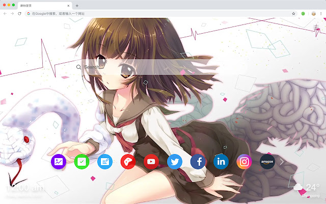 Sengoku Nadeko New Tab, Wallpapers HD