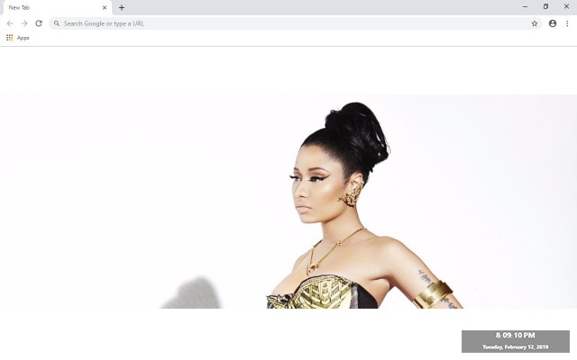 Nicki Minaj New Tab & Wallpapers Collection