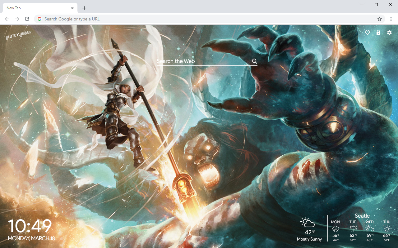 Magic The Gathering New Tab Preview image 6