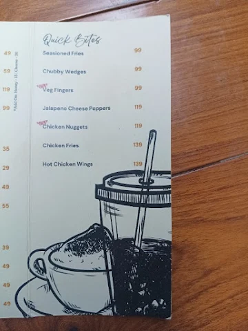 Irani Standard Tea menu 