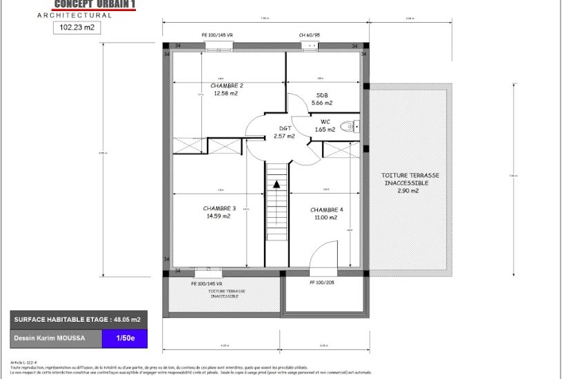  Vente Terrain + Maison - Terrain : 504m² - Maison : 100m² à Briis-sous-Forges (91640) 