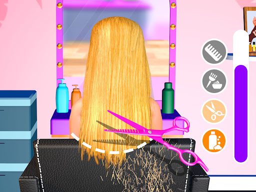 Screenshot Hair Salon Makeover Girl Games