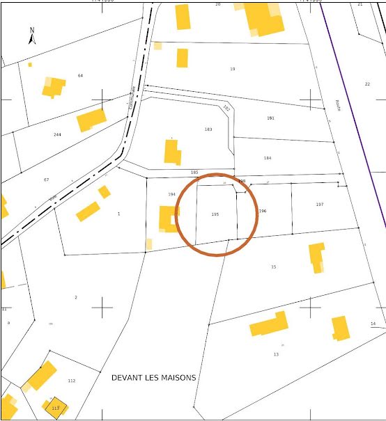 Vente terrain  1183 m² à Courpière (63120), 39 000 €