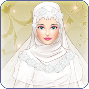 Hijab Wedding Dress Up  Icon