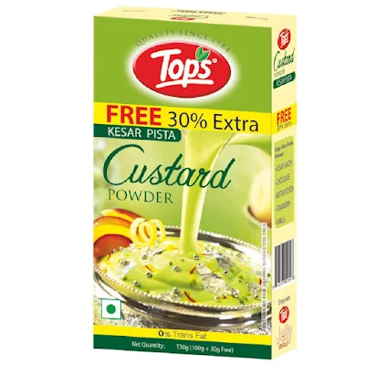 Tops Custard Kesar Pista 100 Gm