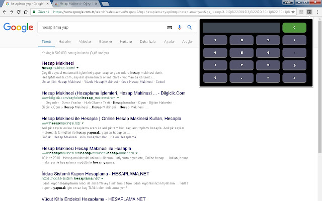 Hesap Makinesi screenshot