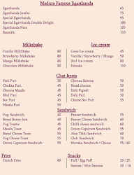 Heavens Caff menu 1