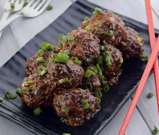 Vegetable Balls In Hot Garlic Sauce Dry [km]