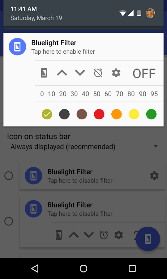    Bluelight Filter for Eye Care- screenshot  