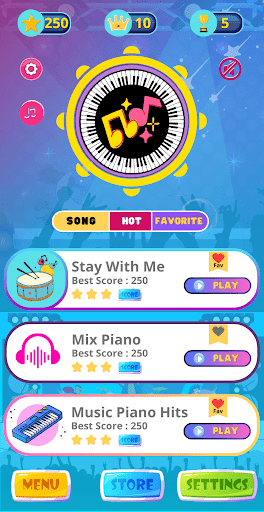 Screenshot BTS Dancing Piano Game