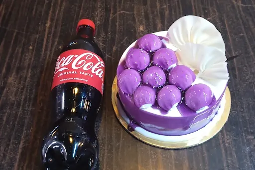 Blueberry Cake [500 Grams] With Coke [750 Ml]