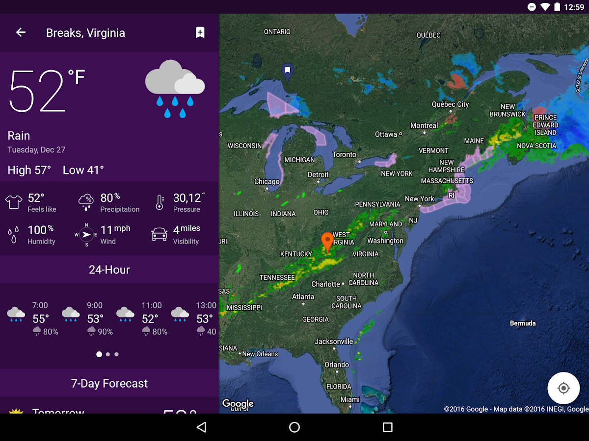 NOAA Weather Radar & Alerts Android Apps on Google Play