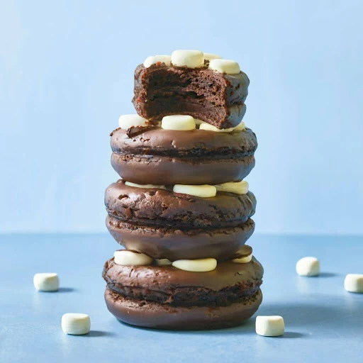 Dark Chocolate Marshmallow Brownie Doughnut