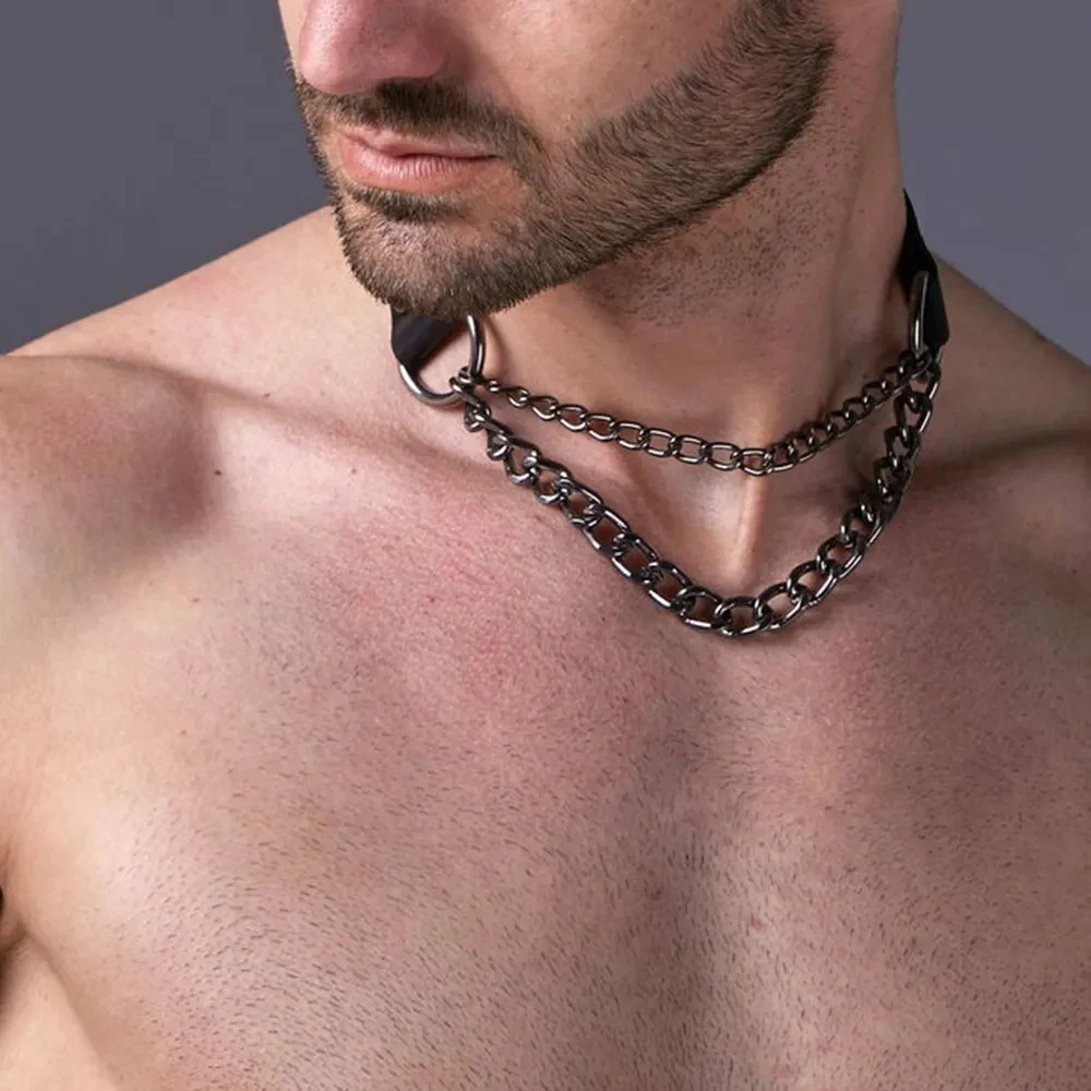 Title 3, Wild Clavicle lederen ketting, een dames halske...