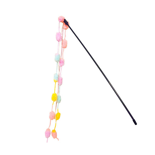 Title 5, Bite Resistant Knot High Tease Cat Stick Cat Wo...