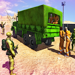 Cover Image of Herunterladen Army Criminals Prisoners Transport Truck Simulator  APK