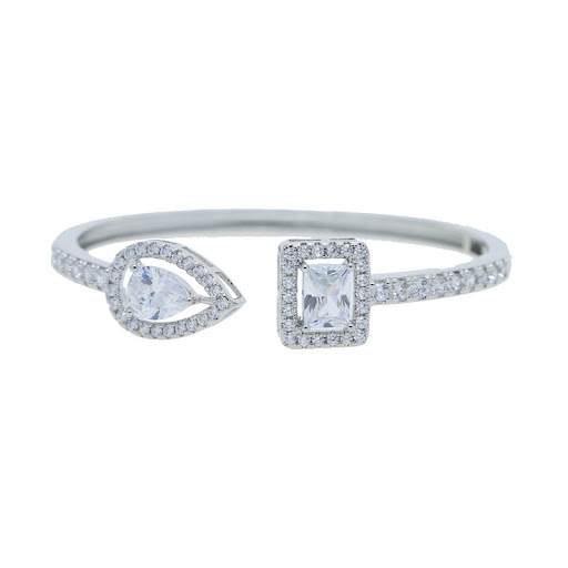 Title 2, Hip Hop Cubic Zirconia Multiple Circle Bracelet...