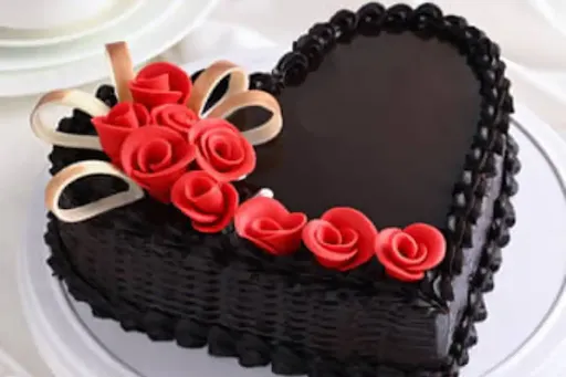 Chocolate Heart Shape Cake