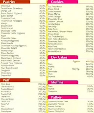 Cakes 'N' Bakes menu 5