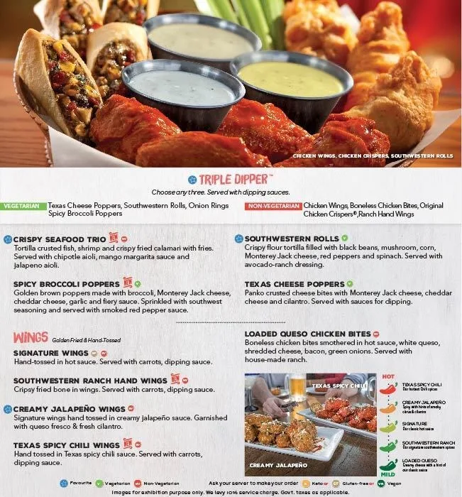 Printable chili's menu deals