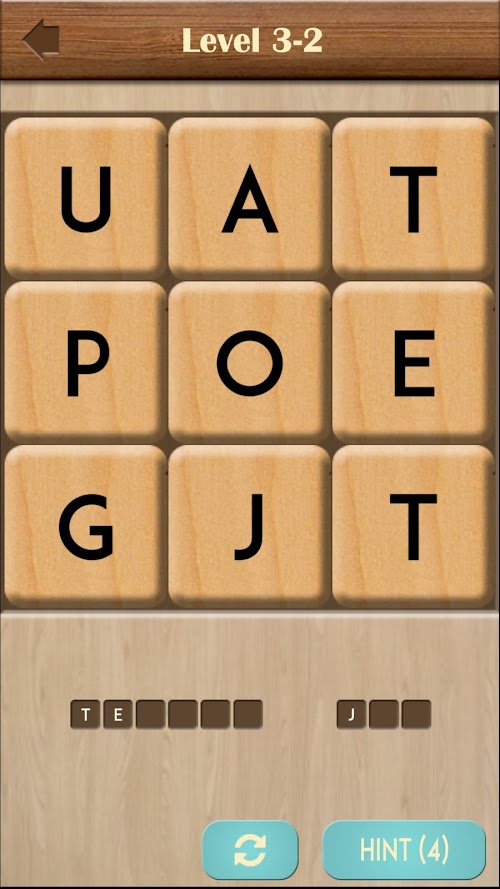 Android application WordGenius - Word Brain Game screenshort