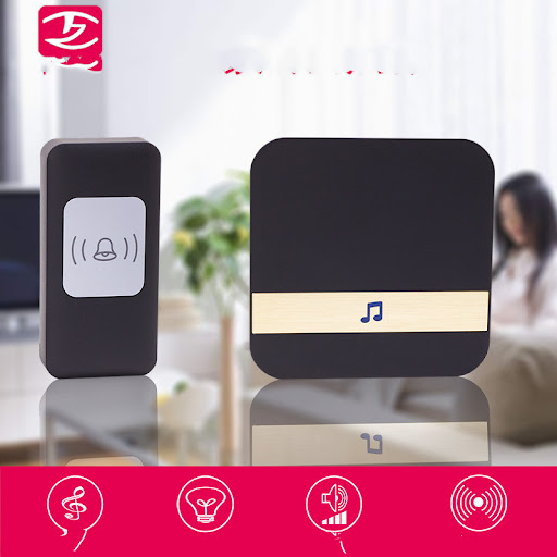 Title 4, Home Wireless Doorbell, One Pull Operation, 300...